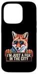 Coque pour iPhone 14 Pro I'm Just a Fox in the City Design Cool Urban Design