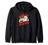 Beer Christmas Shirt Most Wonderful Santa Time for Root Beer Zip Hoodie