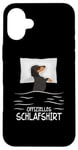 Coque pour iPhone 16 Plus Official Sleeping Dackel Dachshund Dog Dachshund Teckel