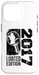 Coque pour iPhone 16 Pro Joueurs tennis de table Vintage né en 2017 Jeux de ping-pong