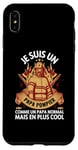 Coque pour iPhone XS Max Je Suis Un Papa Pompier Drôle Cadeau Homme pompier