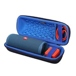 L LTGEM Case for JBL FLIP 6, FLIP 5 Speaker - Portable Travel Case (Case Only) - Blue