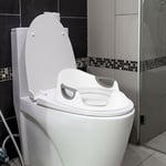 Skecten - Réducteur de Toilette Rehausseur wc Enfant Siège d'entraînement de Toilette Pot Taille Bébé Anneau de Toilette pour Enfant (Blanc)