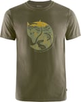 Fjällräven Arctic Fox T-shirt Men Oliv L - Fri frakt