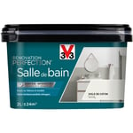 V33 - Peinture salle de bain Rénovation perfection® Voile de coton satin 2L - Voile de coton