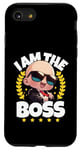 Coque pour iPhone SE (2020) / 7 / 8 Baby Boss « I Am The Boss » Like A Boss Kids