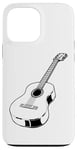 Coque pour iPhone 13 Pro Max Conception réaliste guitare acoustique pour les guitaristes