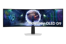 Ecran PC gaming Samsung Odyssey G9 49" Incurvé 240 Hz Dual QHD Blanc et Noir