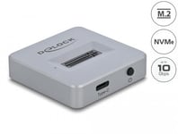 Delock M.2 Docking Station - grensesnittsadapter - M.2 NVMe Card - USB 3.2 (Gen 2)