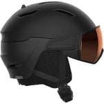 Salomon Driver Access Casque de Ski Visière pour Homme, Idéal pour le Ski et le Snowboard