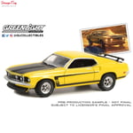 GreenLight 1/64 1969 Ford Mustang Boss 302 Usps 2022 Pony Car Stamp Collection B