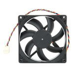 Heat Sink Fan 12V 9CM 0.27A Dual Ball 4-Pin PWM Temperature Control CPU Cool Hot