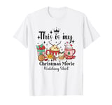 This is my Christmas movie watching shirt ugly sweater fun T-Shirt