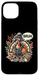 Coque pour iPhone 15 Plus Pinceau à dinde Funny Cool pour Thanksgiving, automne