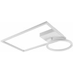 Plafonnier design LED blanc pivotant salon salle à manger interrupteur d'éclairage gradateur lumière du hall dimmable via interrupteur d'éclairage