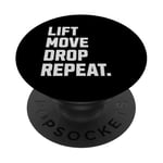 Soulever, déplacer, lâcher, répéter. Grue amusante, grues à tour PopSockets PopGrip Interchangeable