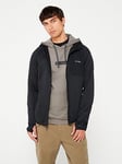 Columbia Men's Triple Canyon Grid Fleece Hooded Fz Ii - Black, Black, Size Xl, Men