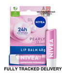 3 X Nivea Pearly Shine Lip Balm 24Hr Moisture 4.8G - Tracked Postage
