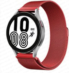 (Galaxy Watch 3 45mm Red)Milanese Loop Ranneke Samsung Galaxy kellolle 5/4 44mm 40mm/5 pro/4 Classic/3/Active 2 Rannekoru Huawei gt 2/3 pro ranneke|Kellorannekkeet|