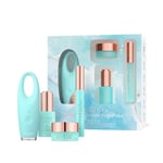 FOREO IRIS 2 Set masseur oculaire drainage lymphatique - Anti cerne - Anti ride - Anti poche - Sérum raffermissant PM pour les yeux, 15 ml + C-concentré crème yeux, 15 ml + Sérum pour cils, 4,3 ml