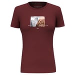 Salewa Pure Design Dry Women's T-Shirt, Syrah, XS