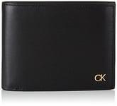 Calvin Klein Icon Trifold 10CC W/Coin K50K509632, Portefeuilles Homme, Noir (CK Black), OS