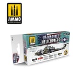 Peinture Us Marine Helicopters Air Set |ammo By Mig Jimenez||amig7249| Maquette