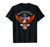 Patriotic USA Christian Jesus God Bless America 4th of July T-Shirt