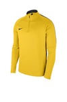 Nike Academy18 Drill Top LS Mixte Enfant, Tour Yellow/Anthracite/(Black), FR : S (Taille Fabricant : S)