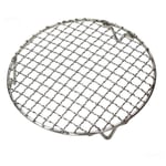 Filet de barbecue rond en acier inoxydable,grille à mailles,grille ronde,grille à vapeur,camping,randonnée,extérieur,1 - Type 50cm