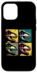 Coque pour iPhone 12/12 Pro T-Rex Pop Art – Vintage T-Rex Dino Dinosaur Lover