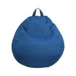 Bananair - Pouf Poire déhoussable - 105x85 cm Bleu