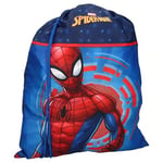 Vadobag Gym bag Spider-Man Web attack, Blue, S, Minimalistic