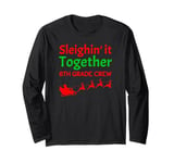 Funny Retro Christmas 6th Grade Middle School Crew Xmas Long Sleeve T-Shirt