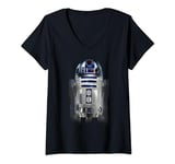 Womens Star Wars R2-D2 Shining Droid V-Neck T-Shirt