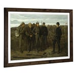 Big Box Art Framed Print of Winslow Homer Prisoners from The Front Design | Wall Art Picture | Home Decor for Kitchen, Living Room, Bedroom, Hallway, Walnut, A2 / 24.5x18 Inch / 62x45cm