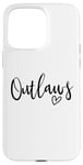 Coque pour iPhone 15 Pro Max Outlaws High School Mascotte Sports Team Femmes Outlaws