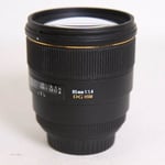 Sigma Used 85mm F1.4 EX DG HSM - Canon Fit