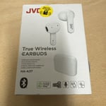 (CC) JVC TRUE WIRLESS EARBUDS HEADPHONES-WHITE-HA-A3T-BRAND NEW