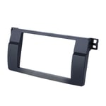 För 3-serie E46 1998-2005 2din Audio Panel Modifieringspanel Dvd Navigationspanel Ram Car Fasci