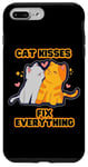 Coque pour iPhone 7 Plus/8 Plus Cat Kisses Fix Everything Kitten Lover pour enfants et maman