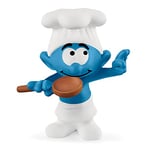 Schleich 20831 Schtroumpf Cuisinier (The Smurfs) Multicolore