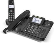 Comfort 4005 Telephone Filaire + Telephone Dect Sans Fil Avec Repondeur(Noir)[Version Française]