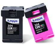 Nmpps 304XL 304 Ink Cartridges Remanufactured for HP 304 Ink Cartridges for HP Envy 5010 5020 5030 5032 5050 DeskJet 2630 2632 2620 2600 2622 3760 3720 3762 3750 3760 3762 3764
