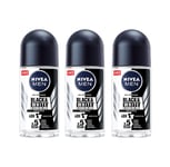 Nivea Men Invisible Original BW Roll-On Deodorant 50ml 3, 6 Pack