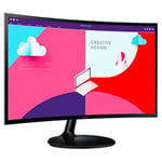 Samsung C24F390 24-Inch Curved LED Monitor - HDMI, VGA , Black