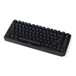 Endorfy Thock 75% Wireless Red, 75% Clavier mécanique sans Fil, QWERTY, commutateurs Kailh Box Red, RGB, Touches PBT | EY5A073