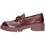 Mocassins Unisa  Gabon mocassin Femme Bordeaux