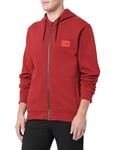 HUGO Men's Daple212 Sweatshirt, Dark Red604, S