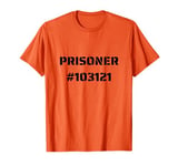 Prisoner Jailbreak Inmate Convict Orange halloween T-Shirt